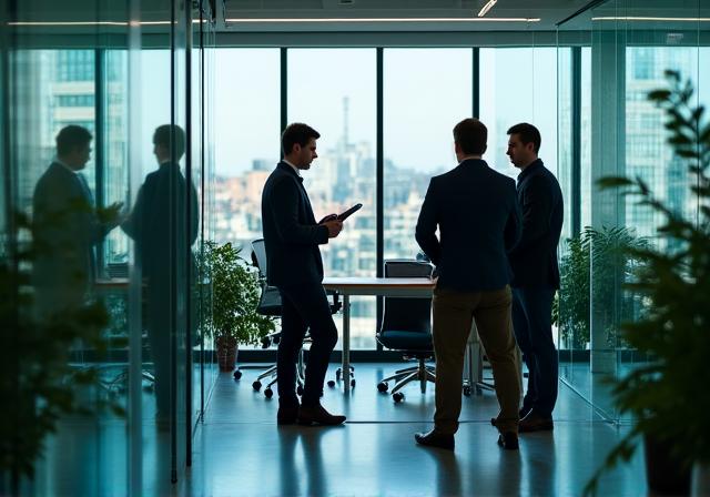 CompassMind AI team working in our London Borough office